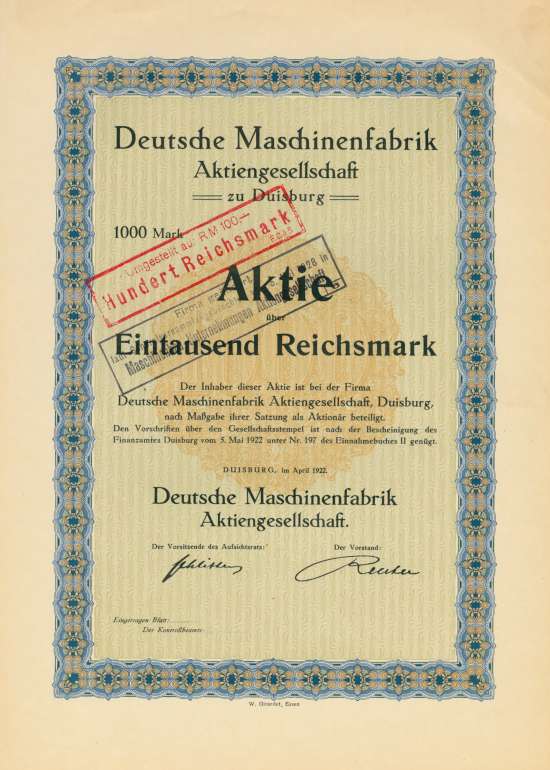Deutsche Maschinenfabrik AG