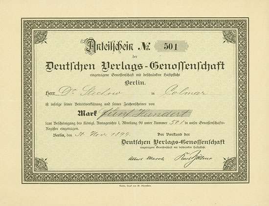 Deutsche Verlags-Genossenschaft eGmbH
