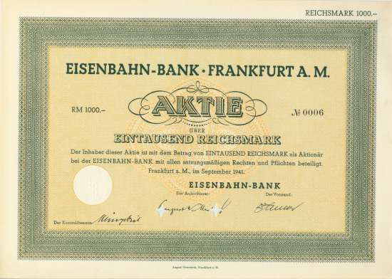 Eisenbahn-Bank