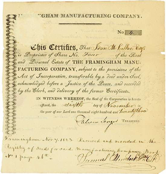 Framingham Manufacturing Company