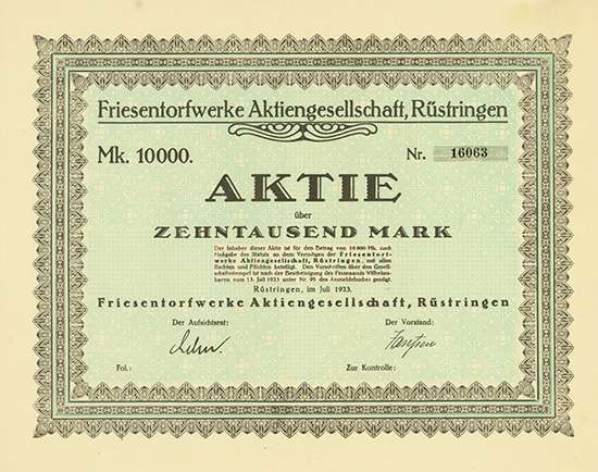 Friesentorfwerke AG