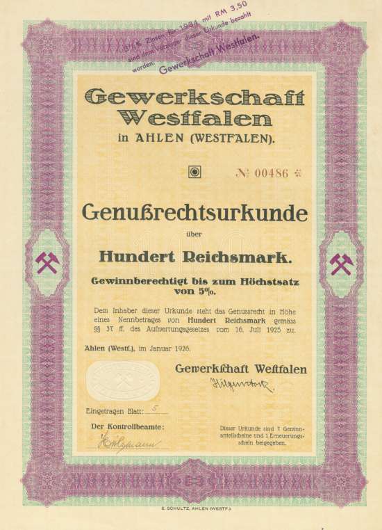 Gewerkschaft Westfalen