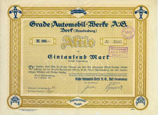 Grade-Automobil-Werke AG 