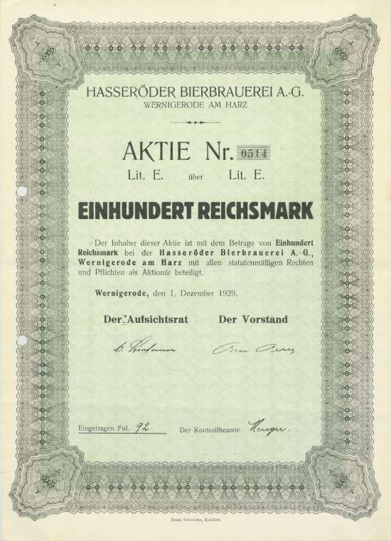 Hasseröder Bierbrauerei AG