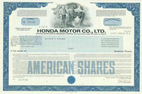 Honda Motor Co., Ltd. (Honda Giken Kogyo Kabushiki Kaisha)