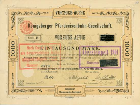 Königsberger Pferdeeisenbahn-Gesellschaft
