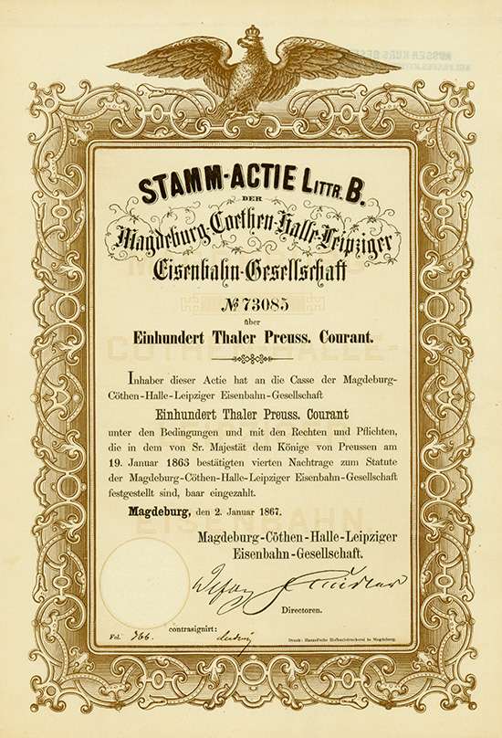 Magdeburg-Coethen-Halle-Leipziger Eisenbahn-Gesellschaft