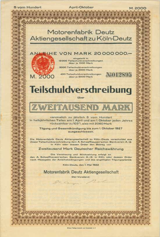 Motorenfabrik Deutz AG