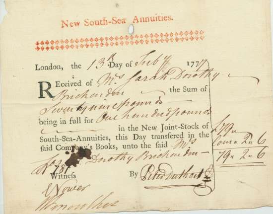 New South-Sea Annuities
