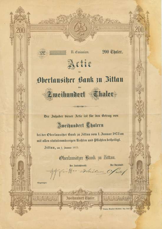 Oberlausitzer Bank zu Zittau