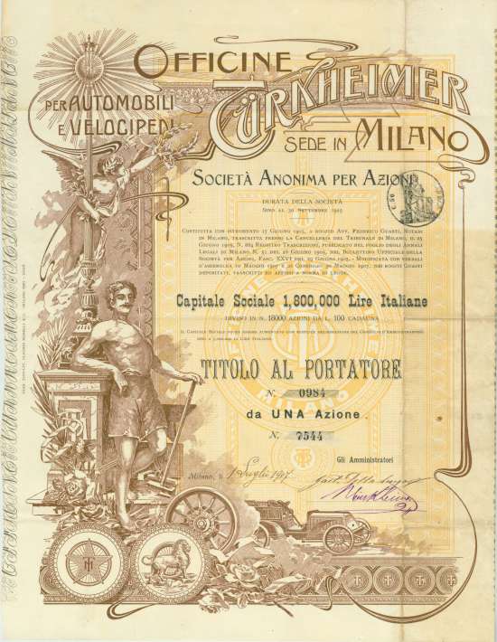 Officine Türkheimer per Automobili e Velocipedi Società Anonima
