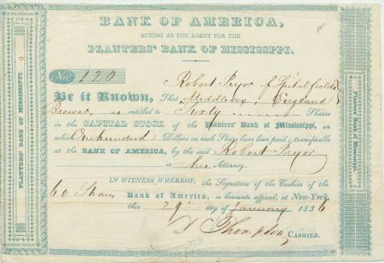 Planters' Bank of Mississippi (Bank of America)
