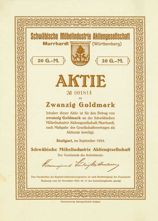 Schwäbische Möbelindustrie AG