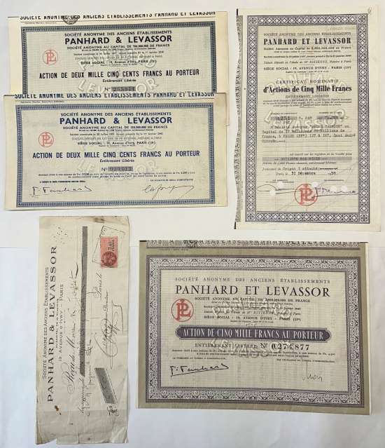 Société Anonyme des Anciens Établissements Panhard & Levassor [9 Stück]