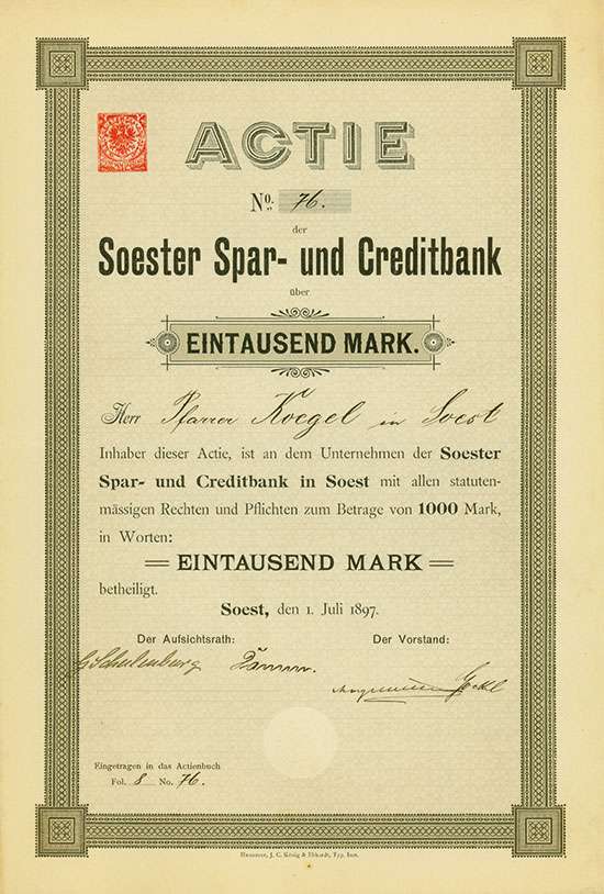 Soester Spar- und Creditbank