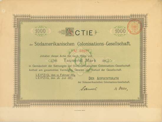 Südamerikanische Colonisations-Gesellschaft