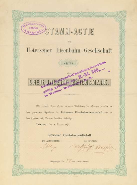Uetersener Eisenbahn-Gesellschaft
