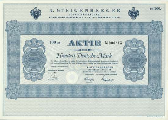 A. Steigenberger Hotelgesellschaft KGaA