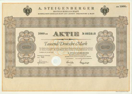 A. Steigenberger Hotelgesellschaft KGaA