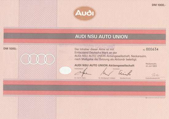 AUDI NSU Auto Union AG