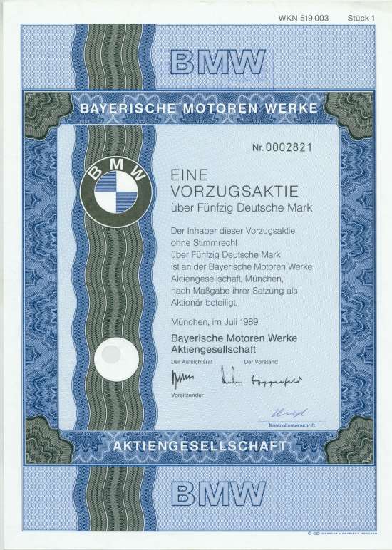 Bayerische Motoren Werke AG