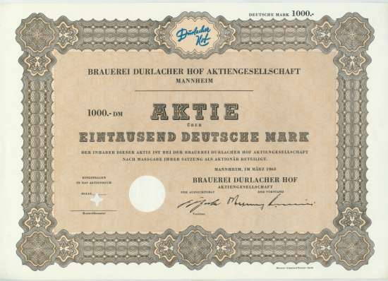 Brauerei Durlacher Hof AG