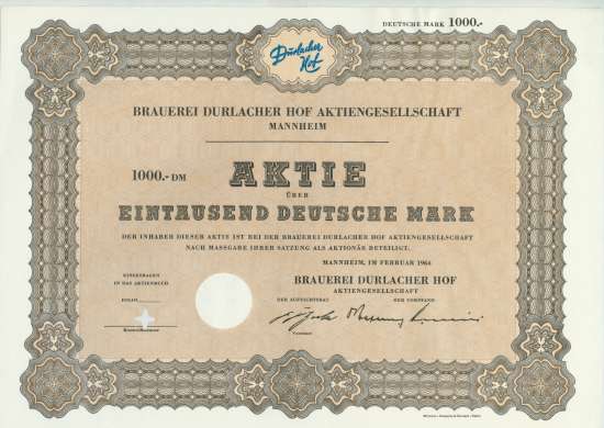 Brauerei Durlacher Hof AG