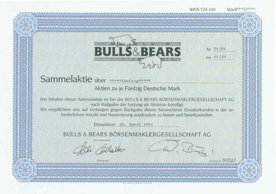 Bulls & Bears Börsenmaklergesellschaft AG