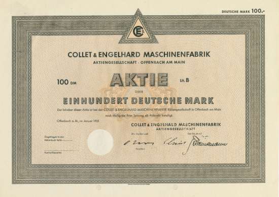 Collet & Engelhard Maschinenfabrik AG