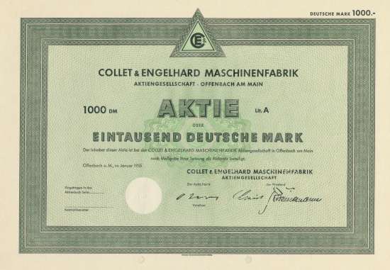 Collet & Engelhard Maschinenfabrik AG