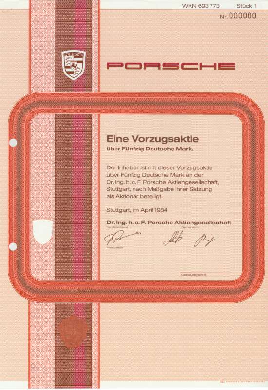 Dr. Ing. h. c. F. Porsche AG