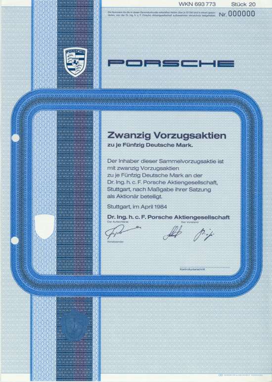 Dr. Ing. h. c. F. Porsche AG