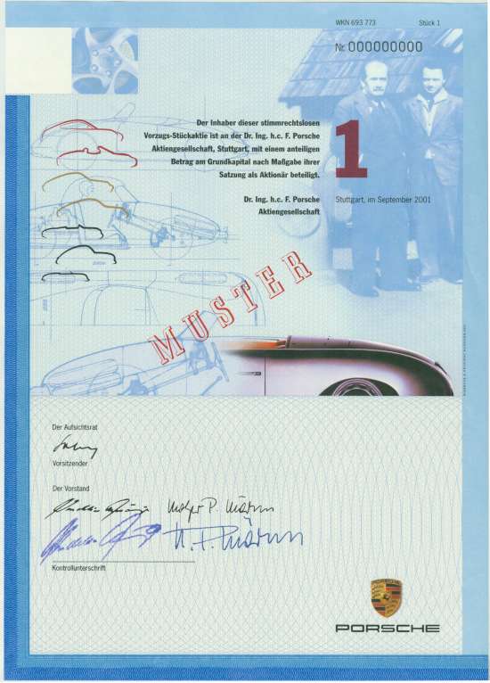 Dr. Ing. h. c. F. Porsche AG [2 Stück]
