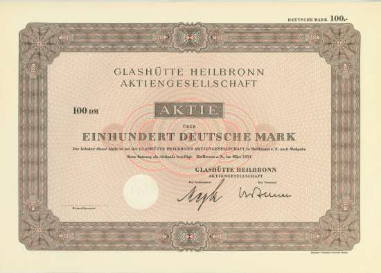 Glashütte Heilbronnn AG