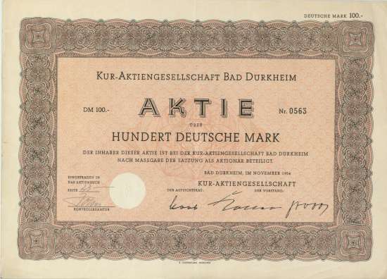 Kur-Aktiengesellschaft Bad Dürkheim