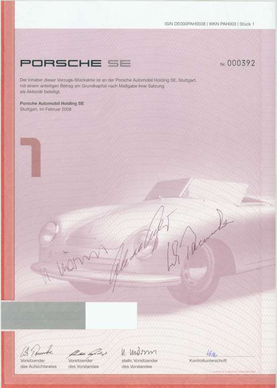Porsche Automobil Holding SE (Porsche SE)