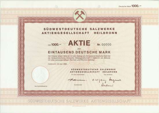 Südwestdeutsche Salzwerke AG 