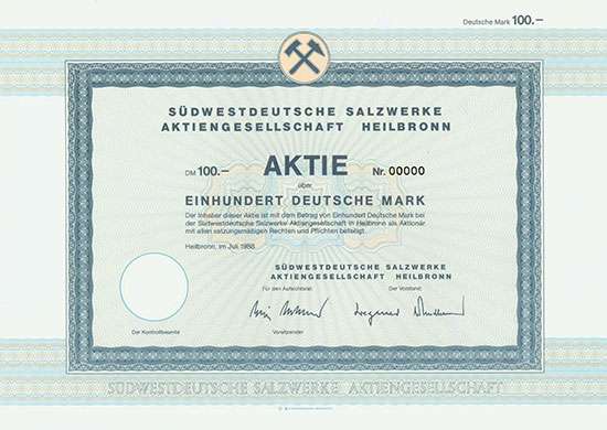 Südwestdeutsche Salzwerke AG 