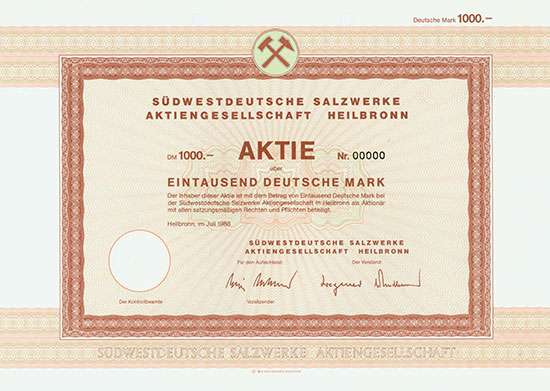 Südwestdeutsche Salzwerke AG 