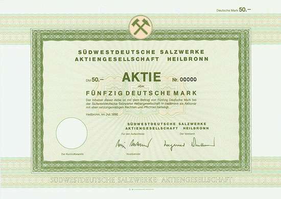 Südwestdeutsche Salzwerke AG 