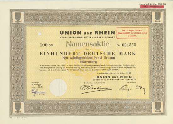 Union und Rhein Versicherungs-AG
