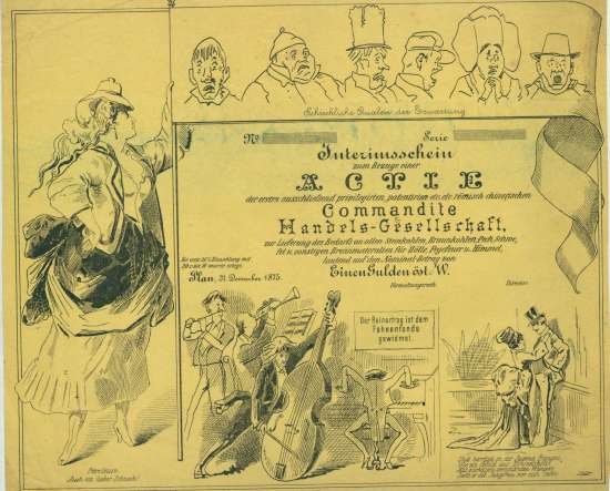 Erste ausschließlich privilegirte, patentirte etc. etc. römisch chinesische Commandite Handels-Gesellschaft