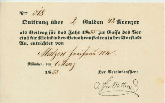 Verein für Kleinkinder-Bewahranstalten in der Vorstadt Au