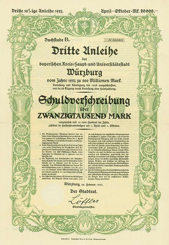 Bayerische Kreis-Haupt- und Universitätsstadt Würzburg