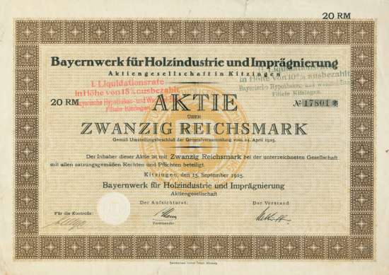Bayernwerk für Holzindustrie und Imprägnierung AG