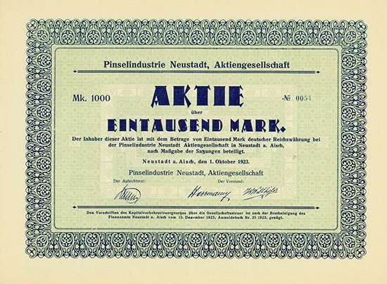 Pinselindustrie Neustadt