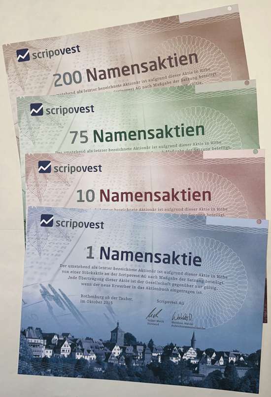 Scripovest AG [4 Stück]