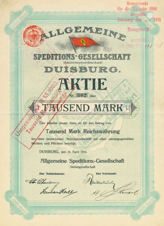Allgemeine Speditions-Gesellschaft AG