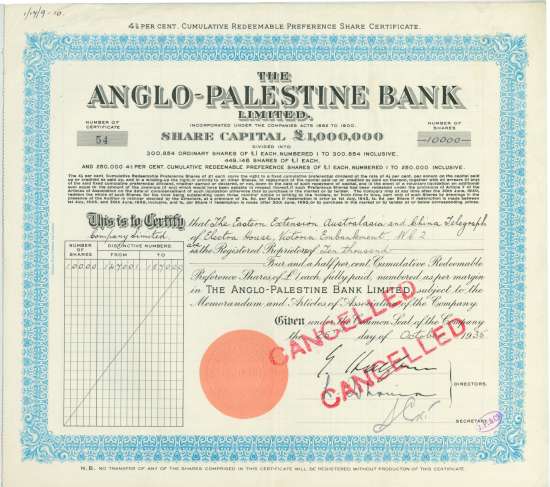 Anglo-Palestine Bank Limited
