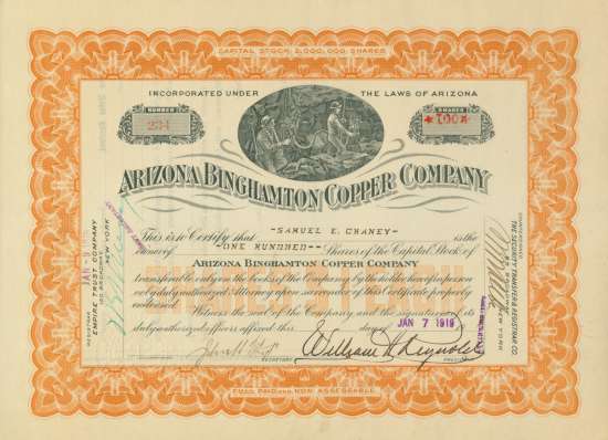Arizona Binghamton Copper Company